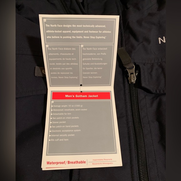 The North Face Gotham Parka I (McMurdo Bomber) Navy Large - Picture 6 of 10